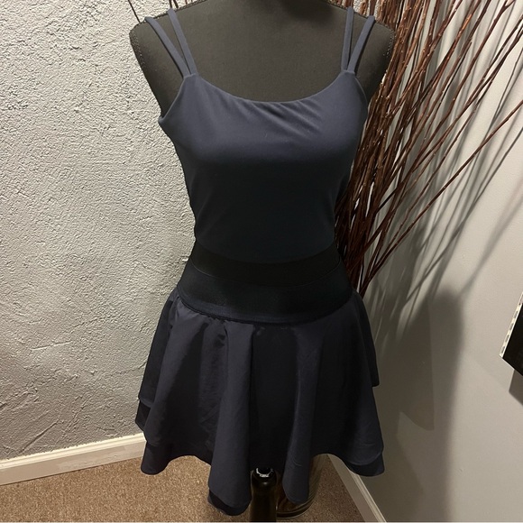 🍒90 DEGREE NAVY BLUE SPORTS BRA AND MINI SKIRT SET🍒 - Picture 1 of 9